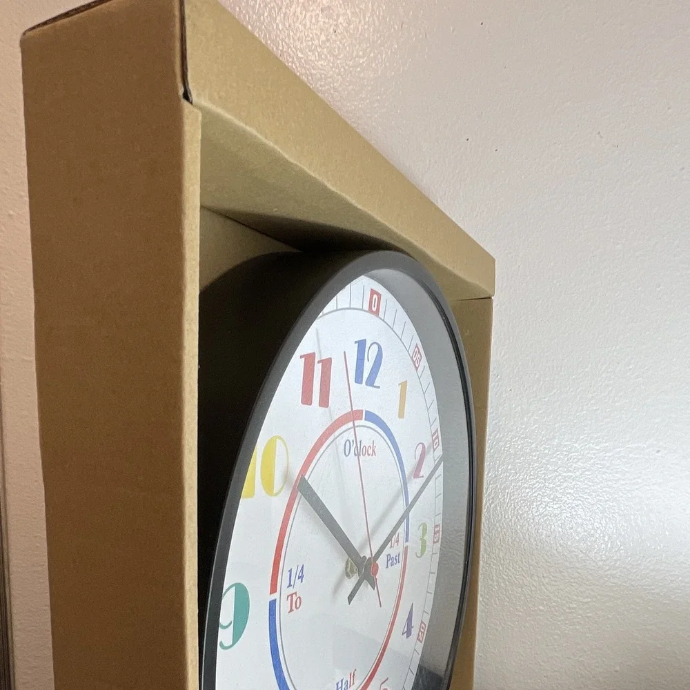 Clock kids learning teach children how to tell time